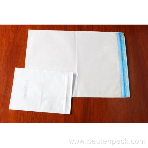 Blue zipper Pressure sensitive envelope